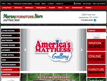 Tablet Screenshot of moransfurniturestore.com